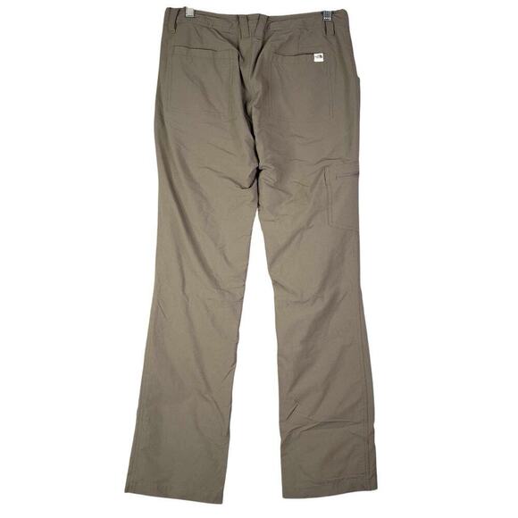The North Face Cargo Hiking Pants Women's Size 8 Khaki Nylon Stretch Straight - Picture 3 of 14